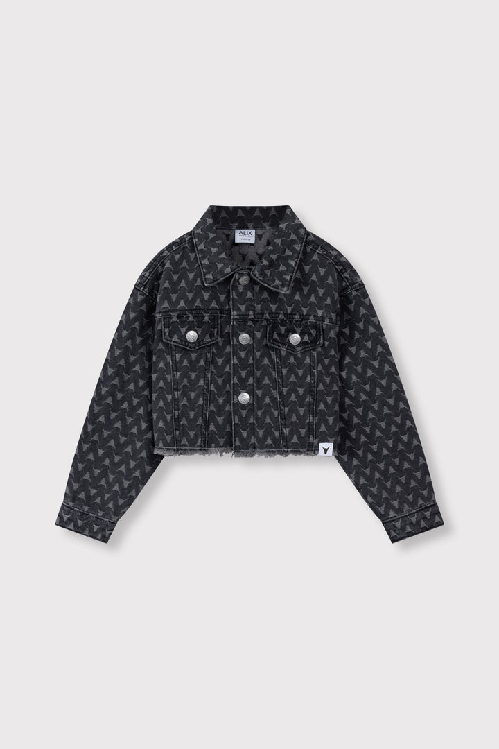 BULL CROPPED DENIM JACKET