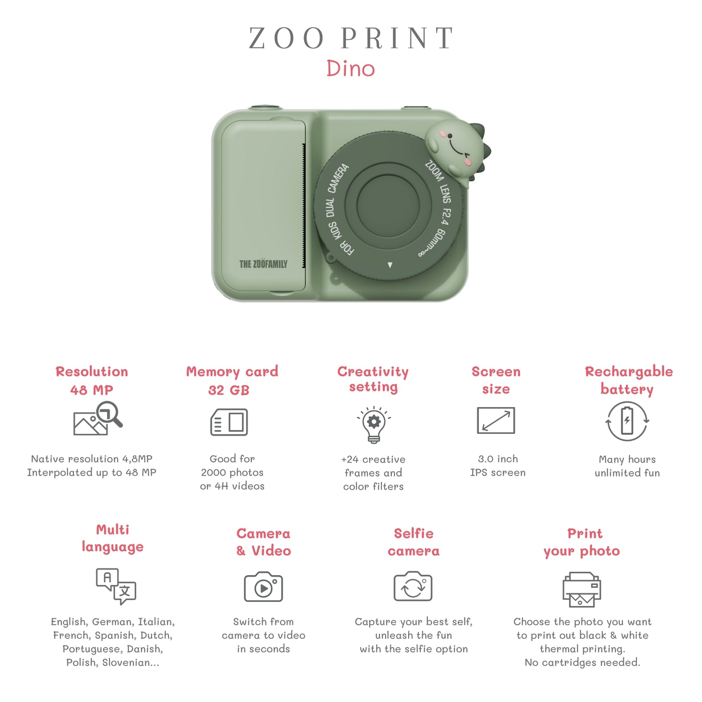 Zoo print - dino