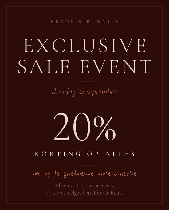 Exclusive sale event