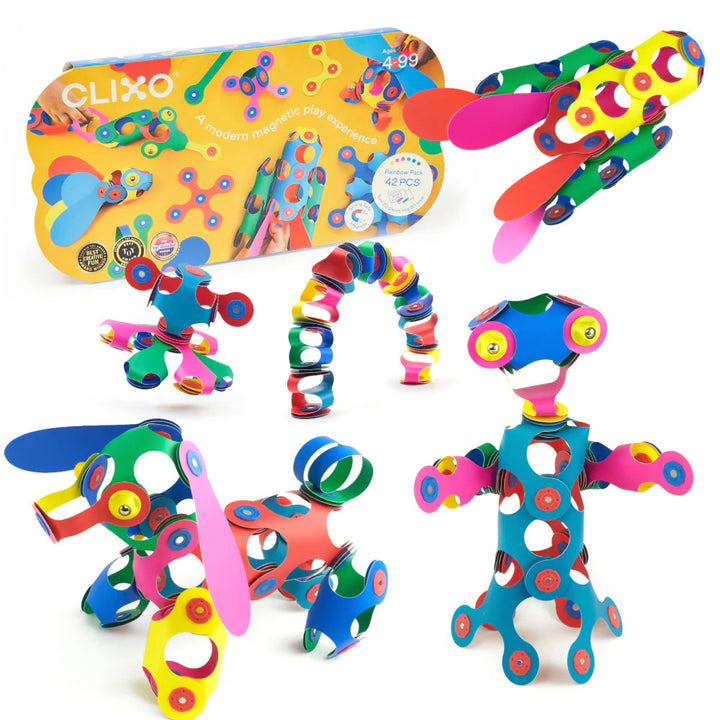 Clixo | Rainbow Pack - Set van 42
