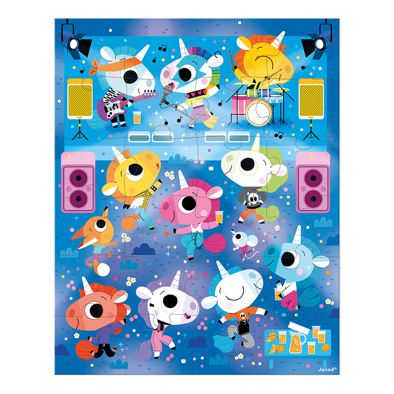 Janod Puzzel - Eenhoorns Rock Concert