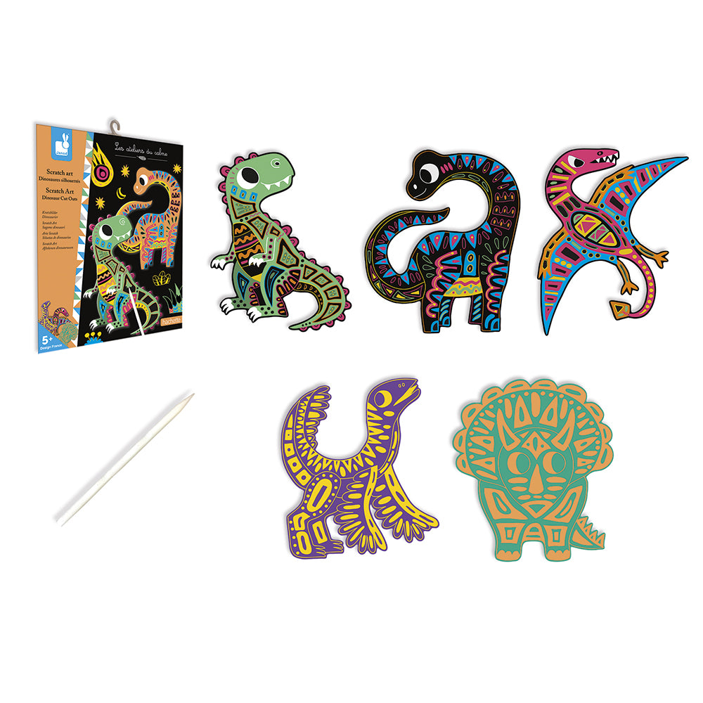 Janod Atelier-Scratch art Dino
