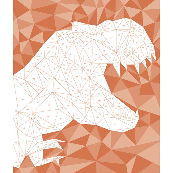 Janod Atelier-Mysterix Mozaiek Foamstickers dino