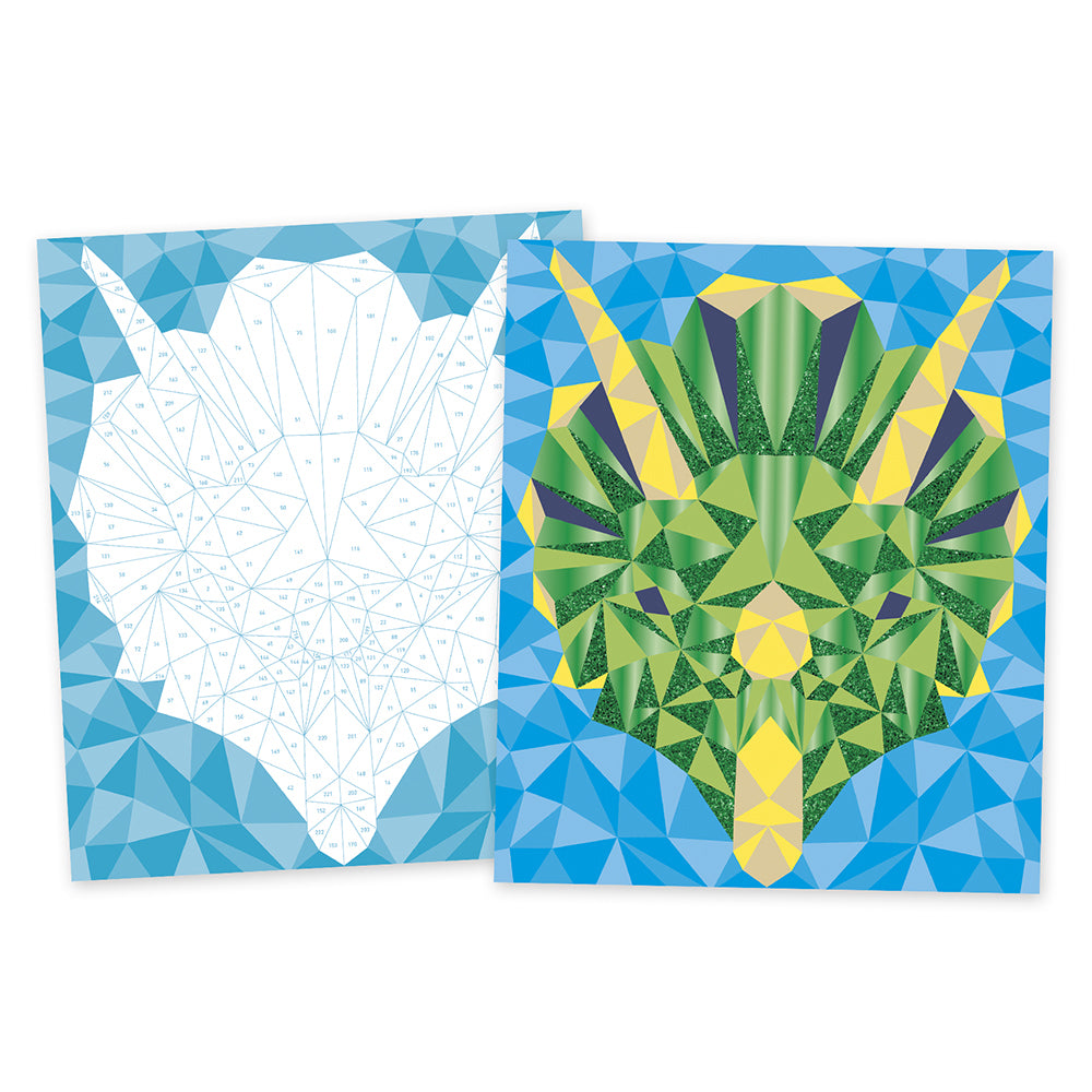 Janod Atelier-Mysterix Mozaiek Foamstickers dino