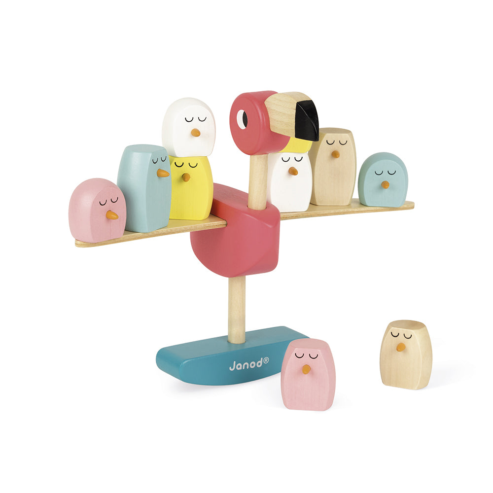 Evenwichtsspel Flamingo
