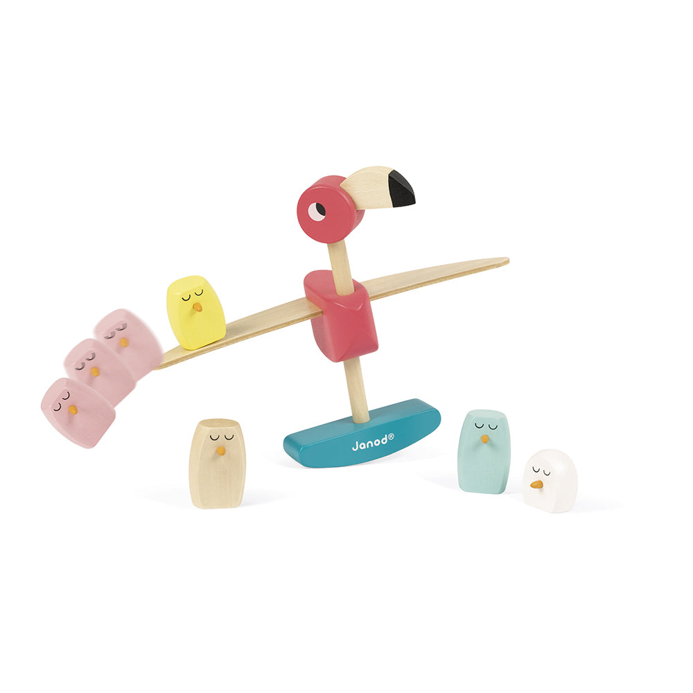 Evenwichtsspel Flamingo
