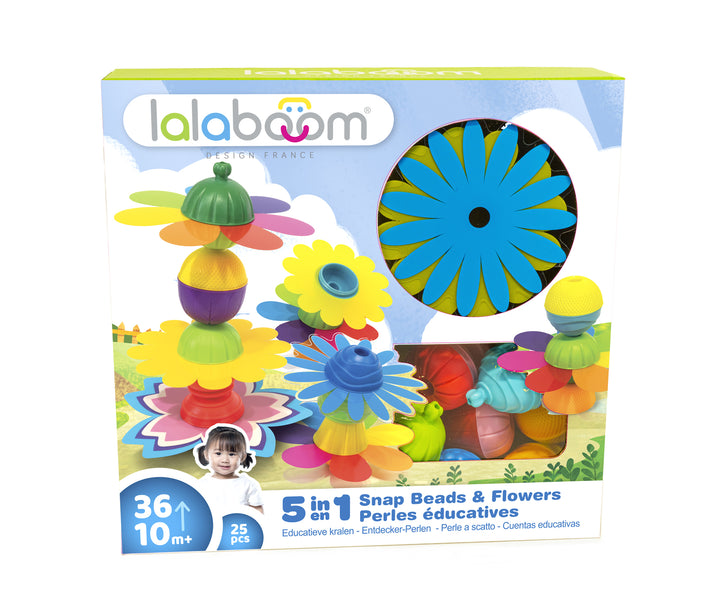 Lalaboom - Kralenset met Bloemen (25 st)