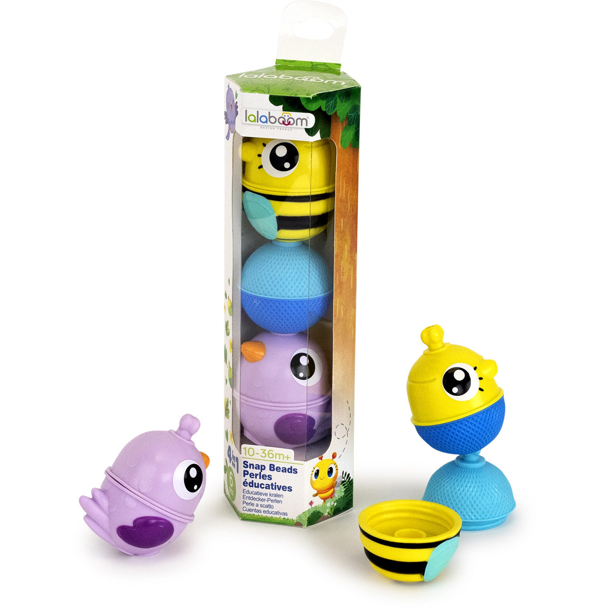 Lalaboom-Set dieren 6 st. Bij en Vogel