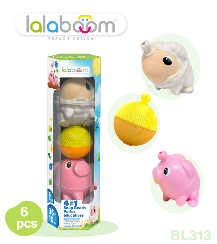 Lalaboom-Set dieren 6 st. Schaap en Varken