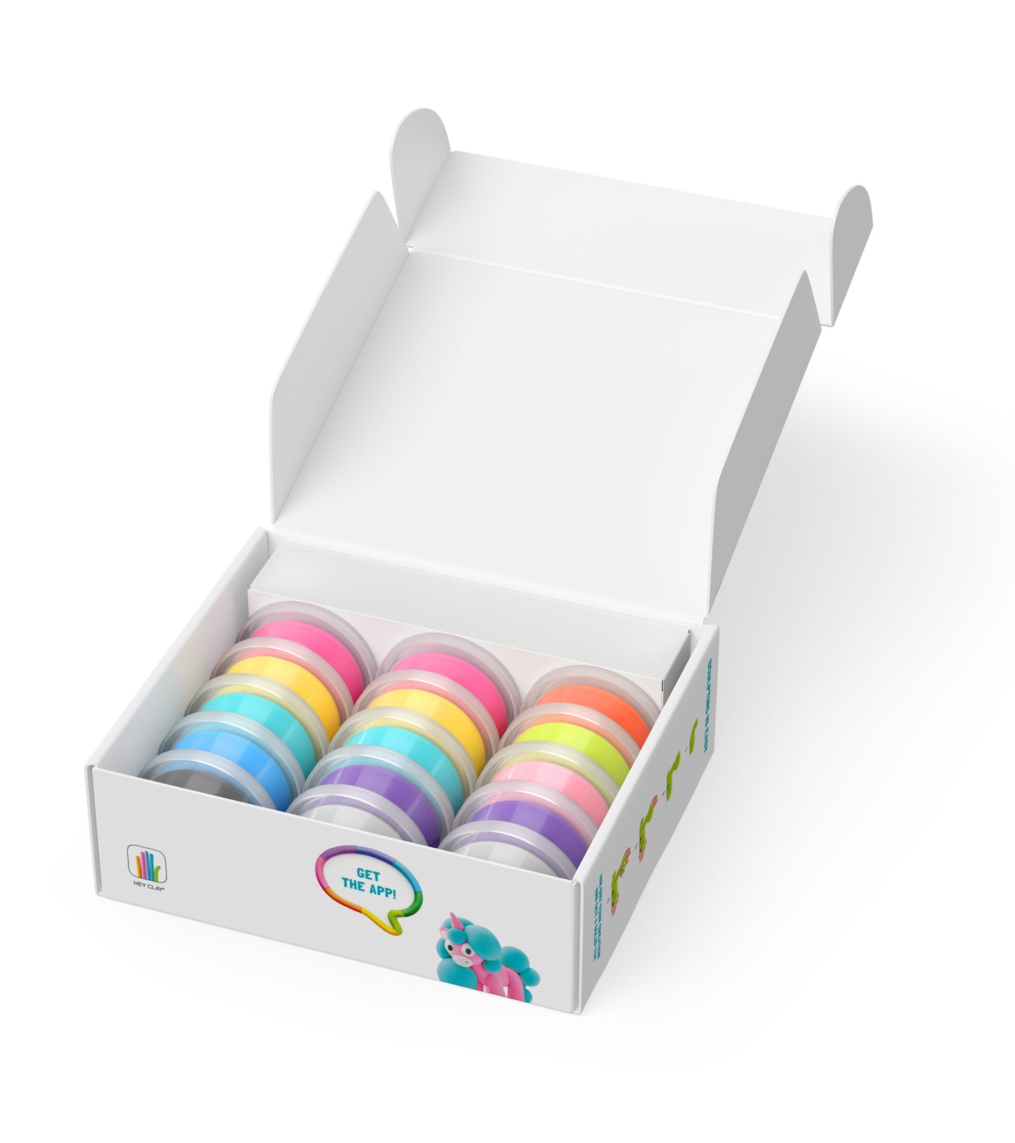 Hey Clay-Rainbow Unicorns
