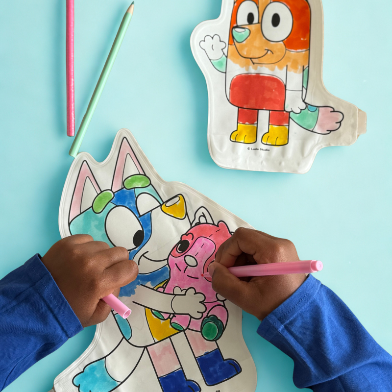 Ara Creative-  Opblaasbare kleurplaat Bluey