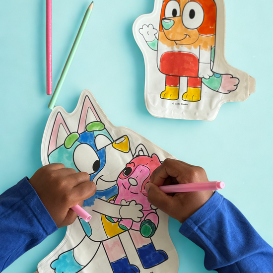 Ara Creative-  Opblaasbare kleurplaat Bluey