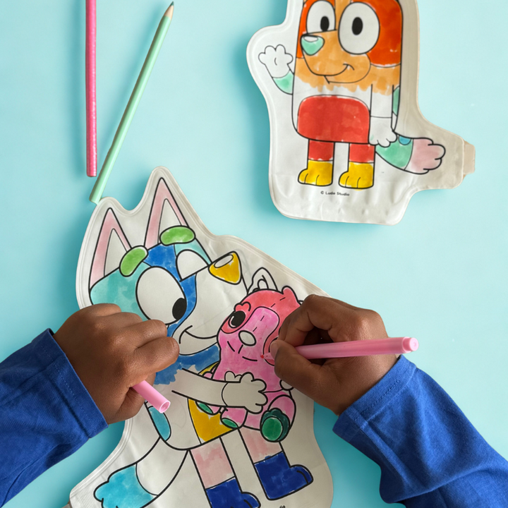 Ara Creative-  Opblaasbare kleurplaat Bluey