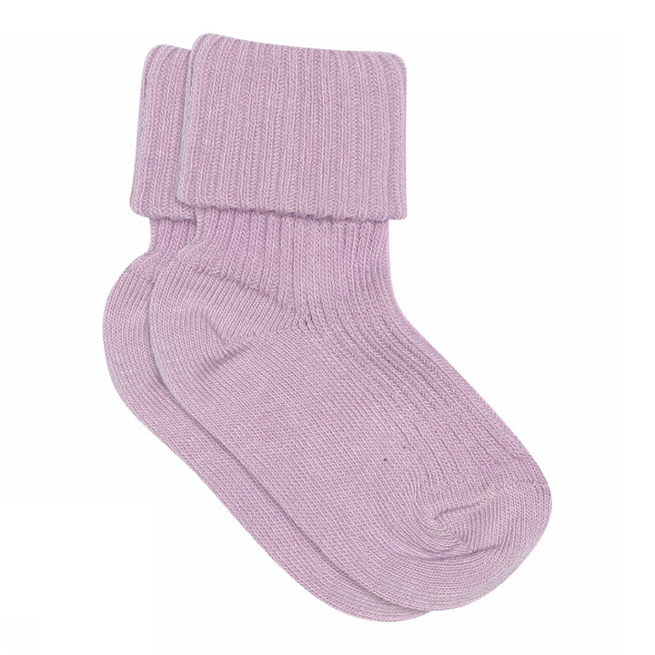 Cotton rib baby socks