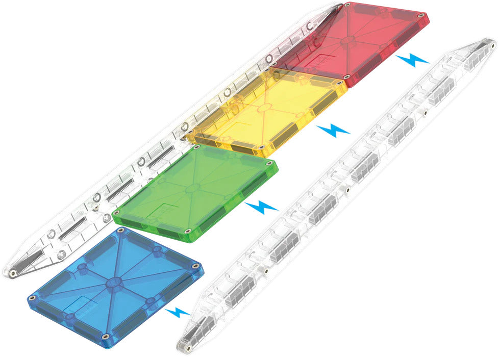 Magna Tiles - Rail Racers 90 pcs