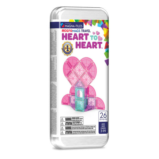 Magna-Tiles Travel - Heart to Heart 26 pcs