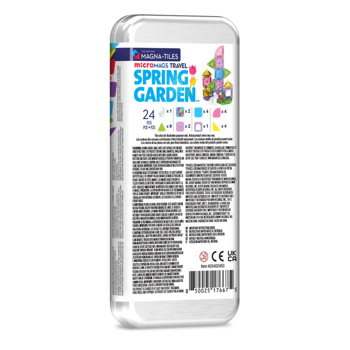 Magna-Tiles Travel - Spring Garden 24 pcs