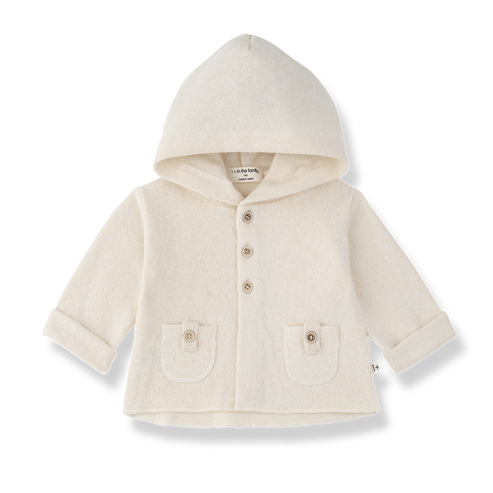 DUNKERQUE hooded cardigan