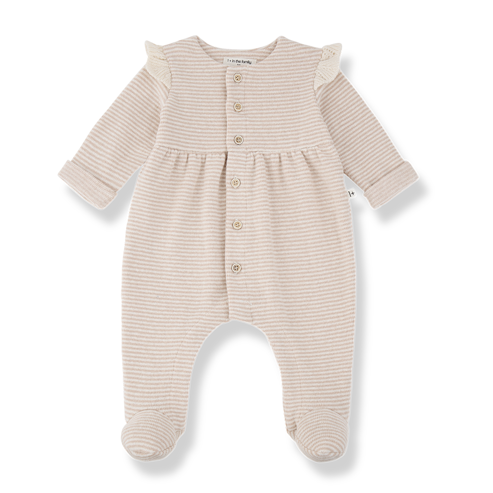 ORLEANS girly jumpsuit w/feet