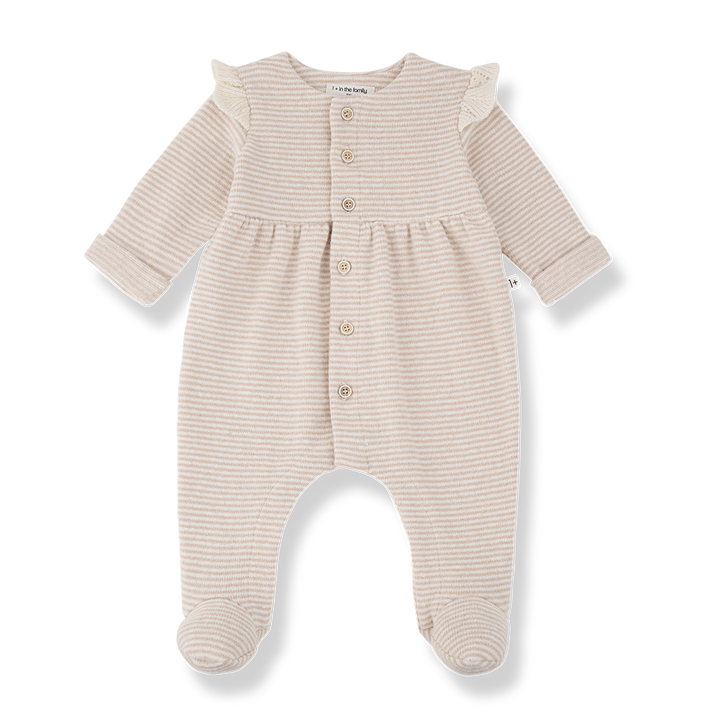 ORLEANS girly jumpsuit w/feet