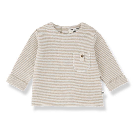 BELFORT l.sleeve pocket t-shirt