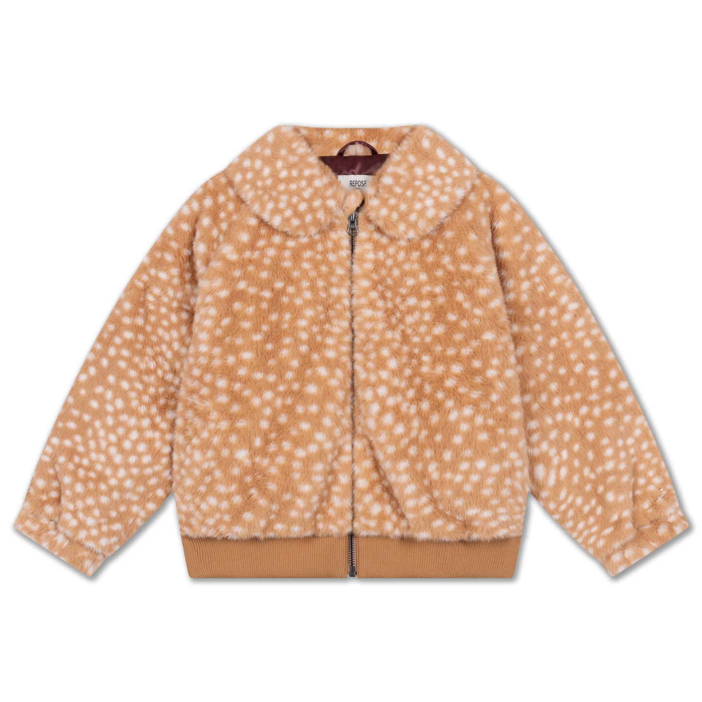 faux fur bomber coat