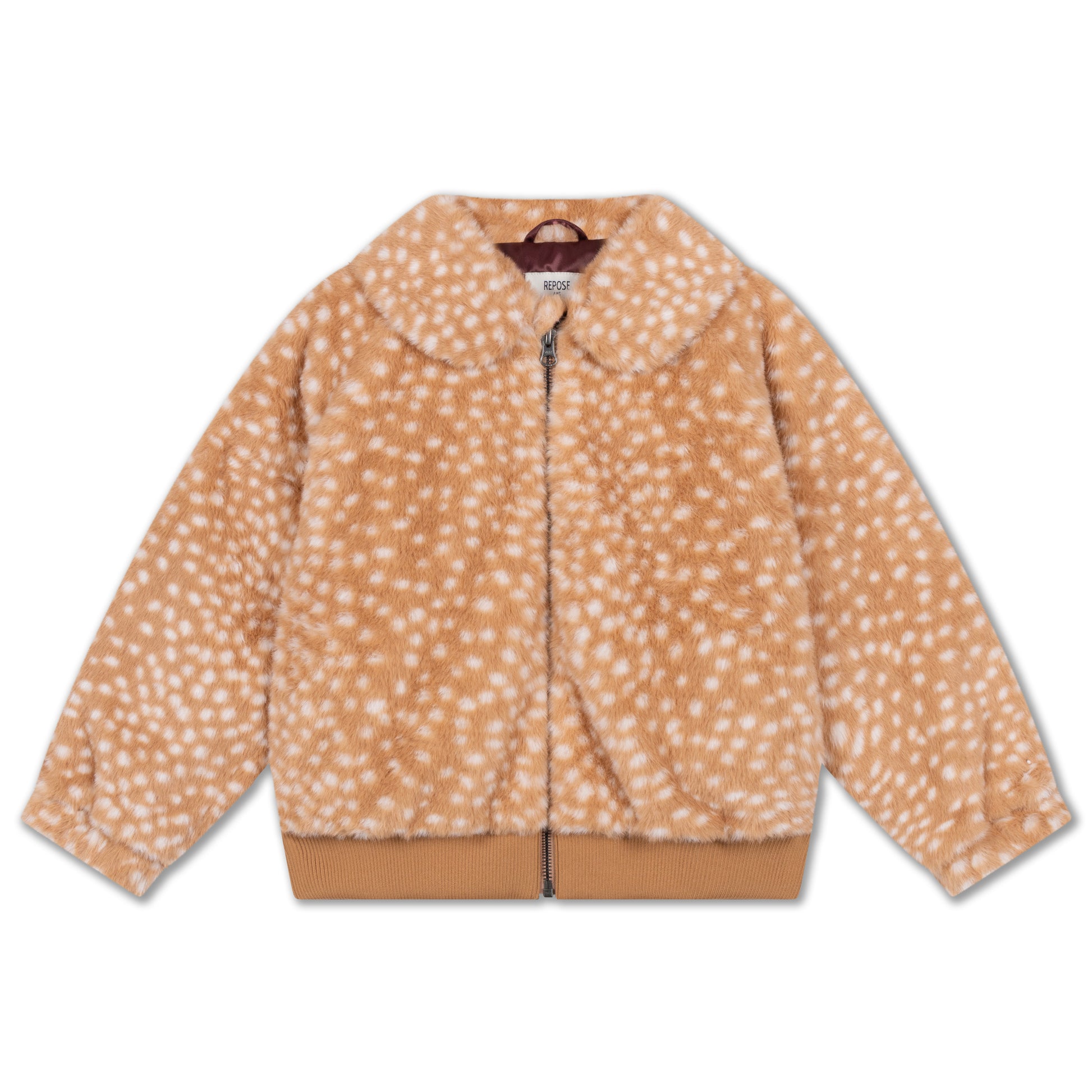 faux fur bomber coat