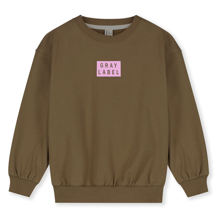 Logo Dropped Shoulder Sweater GOTS