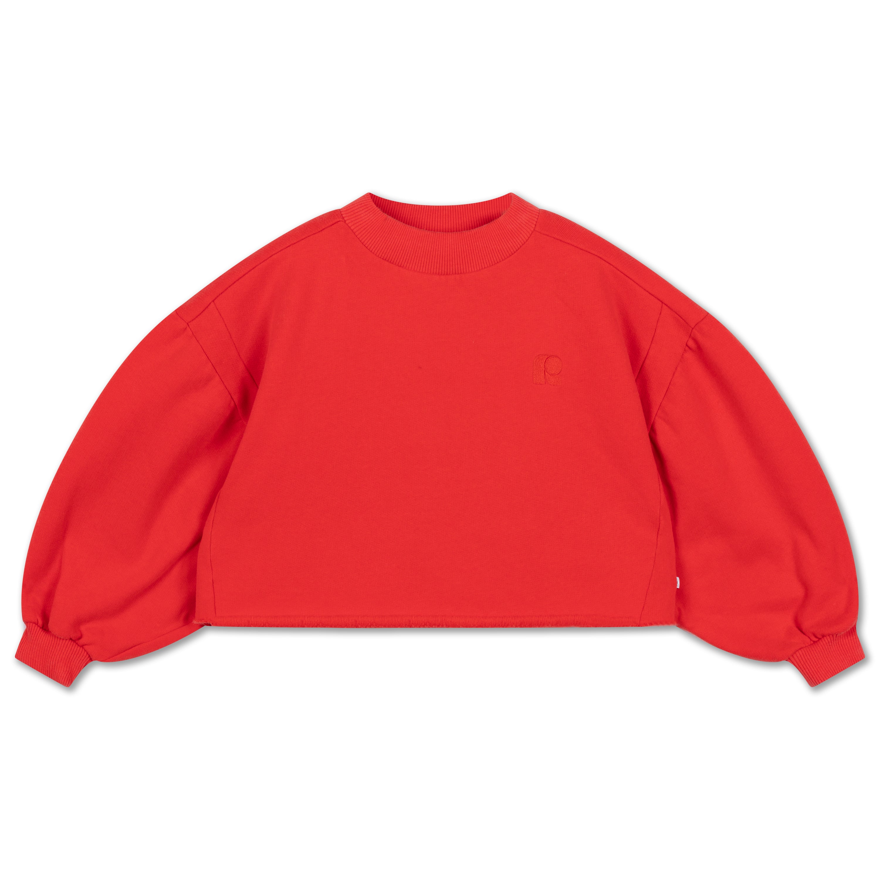 crop heart sweater