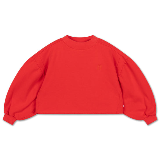 crop heart sweater