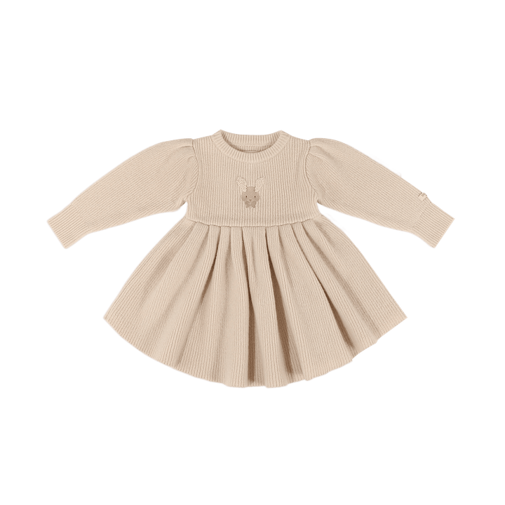 Vikkie Merino Wool Dress | Fluffy Bunny