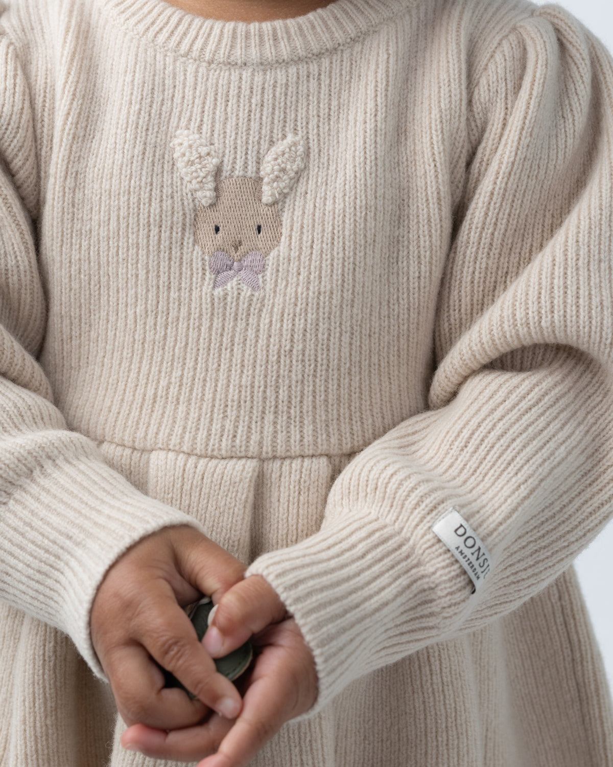 Vikkie Merino Wool Dress | Fluffy Bunny