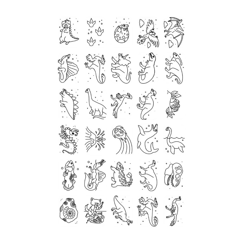 Refil Draw - Galaxy en Dinosaurs