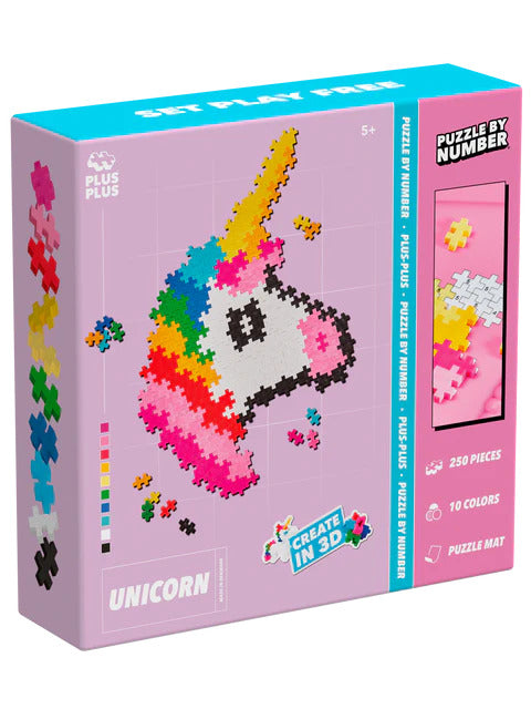 Puzzle by Number eenhoorn