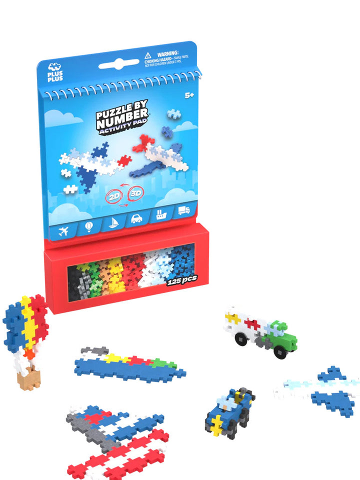 Plus-Plus Activity Pad – Transportation