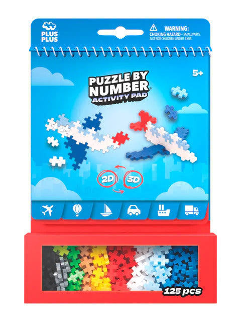 Plus-Plus Activity Pad – Transportation