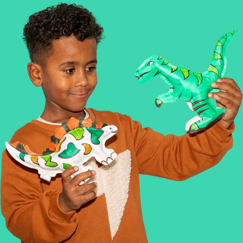 Ara Creative -  Opblaasbare kleurplaat dino