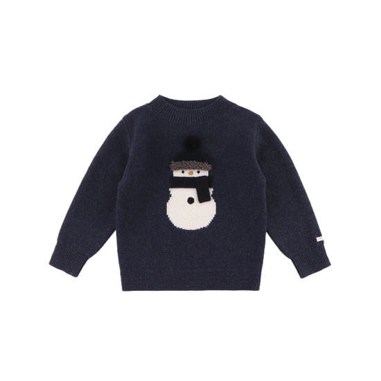 Denn Merino Wool Sweater | Snowman