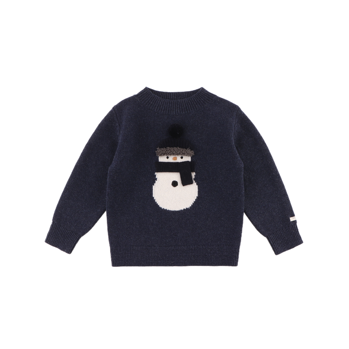 Denn Merino Wool Sweater | Snowman