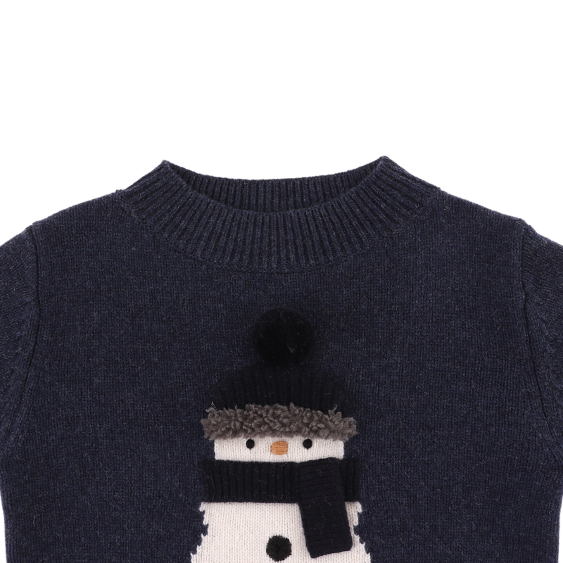 Denn Merino Wool Sweater | Snowman