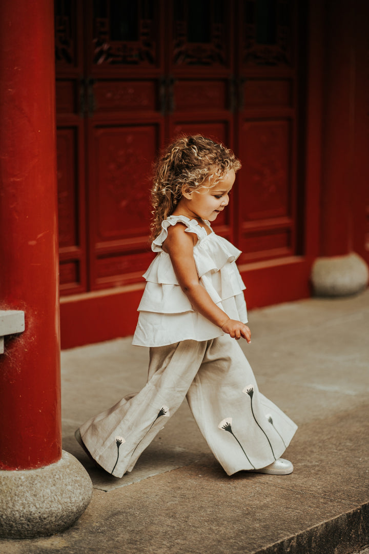 Donsje - Fifis Linen Trousers | Poppy