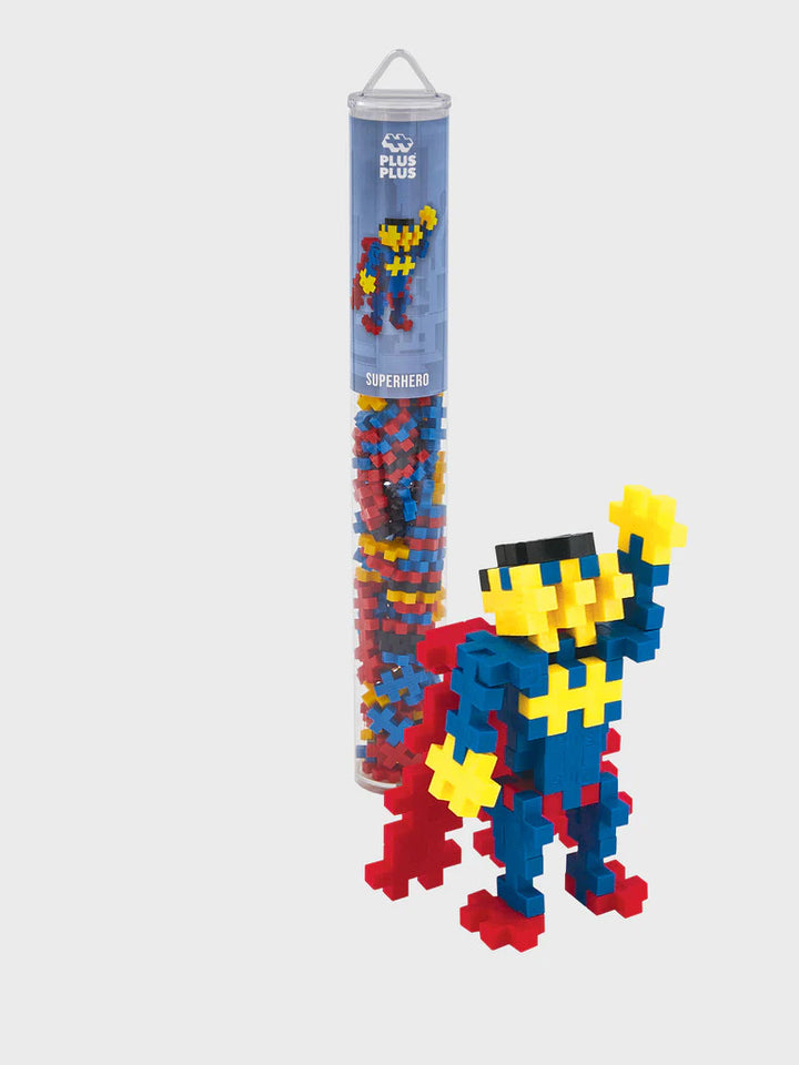 Plus-Plus Superhero tube