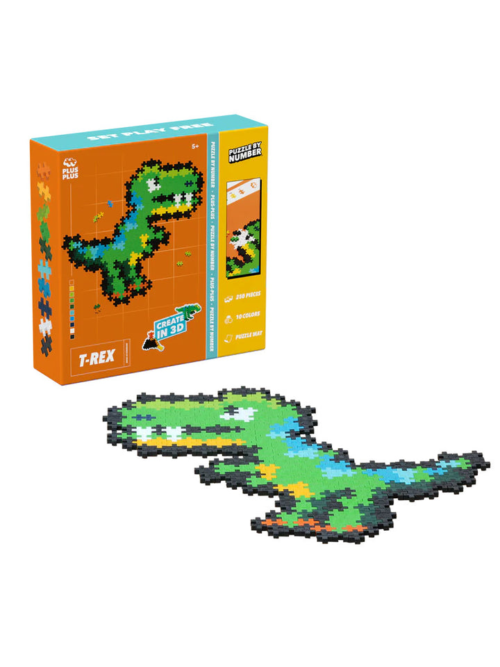 Puzzle by Number T-Rex