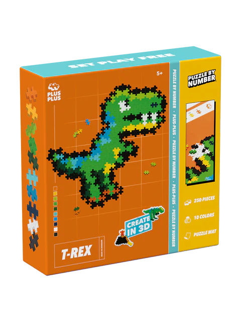 Puzzle by Number T-Rex