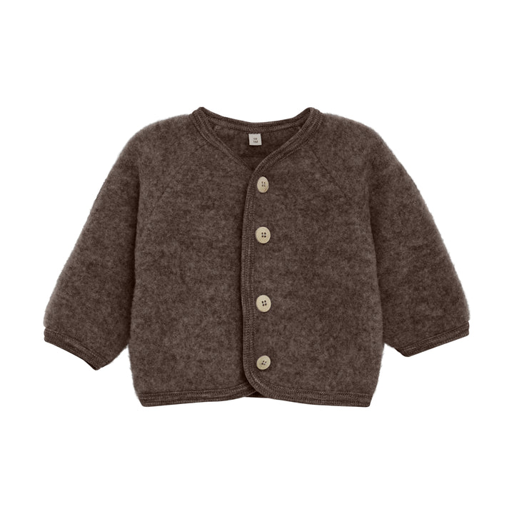 Jasje wol fleece met knoopjes