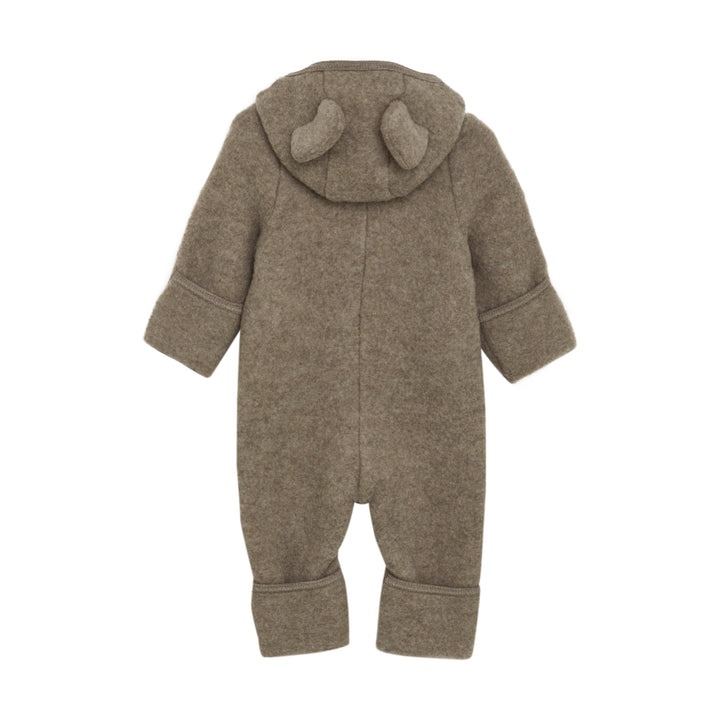 Pram Suit Ears Wool Fleece