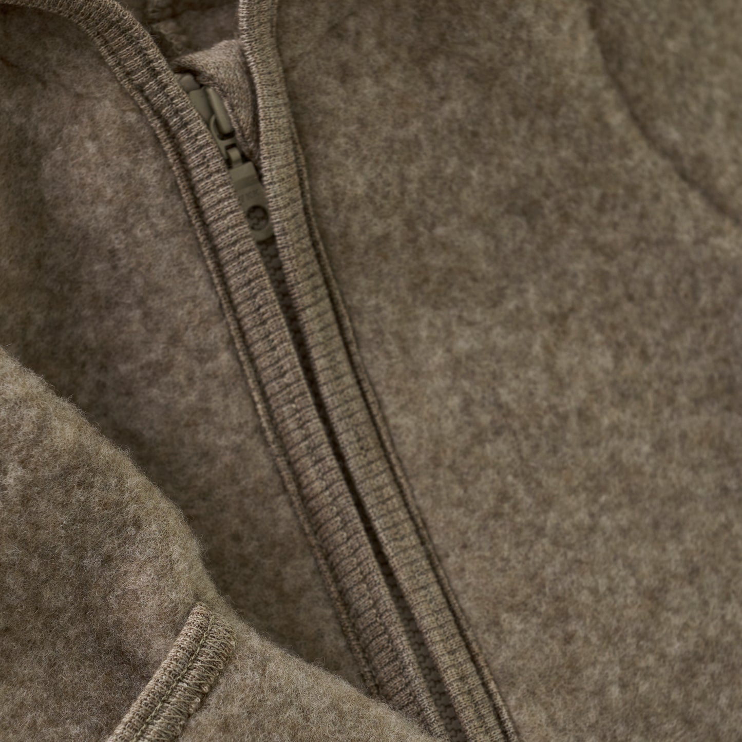Pram Suit Ears Wool Fleece