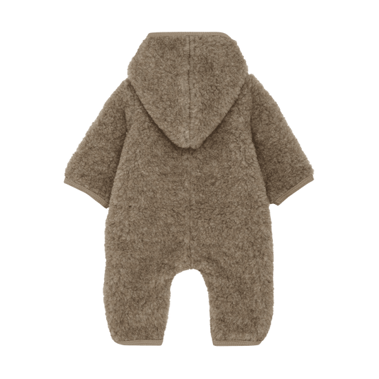 Pram Suit Wool Teddy w. Lin.