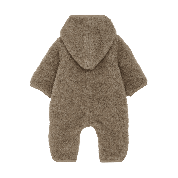 Pram Suit Wool Teddy w. Lin.