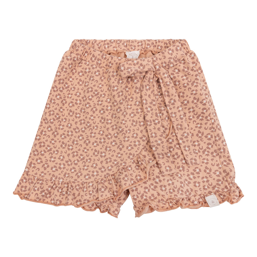 Navy Natural - Faye Skirt leopard flower